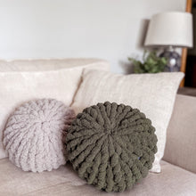 Load image into Gallery viewer, Handmade Unique Round Pillow
